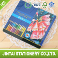 24 Water Color Pencils in Tin Box for school or office